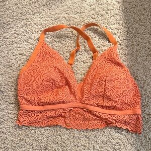 Auden Orange Lace bra